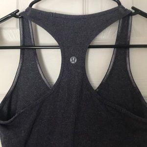 Lululemon Cool Racer Back charcoal tank